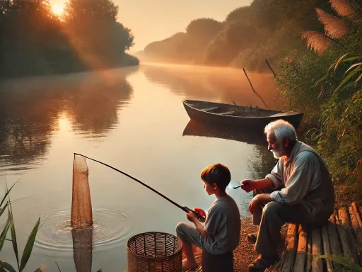 Amintiri din copilarie la pescuit pe canalele din Lunca Dunarii1