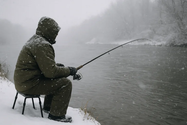 Sfaturi pentru un pescuit pe vreme rece