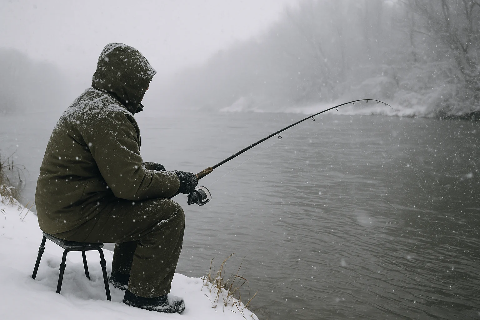 Sfaturi pentru un pescuit pe vreme rece