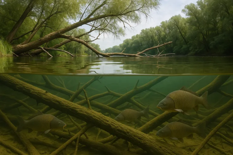 Nadirea Crapilor Sălbatici pe Zona cu Butuci: Secretele Unui Pescuit de Succes la Dunăre 2 Nadirea Crapilor Sălbatici pe Zona cu Butuci