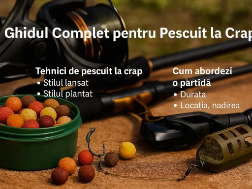 Ghidul Complet pentru Pescuit la Crap – Tehnici, Echipamente și Sfaturi Utile