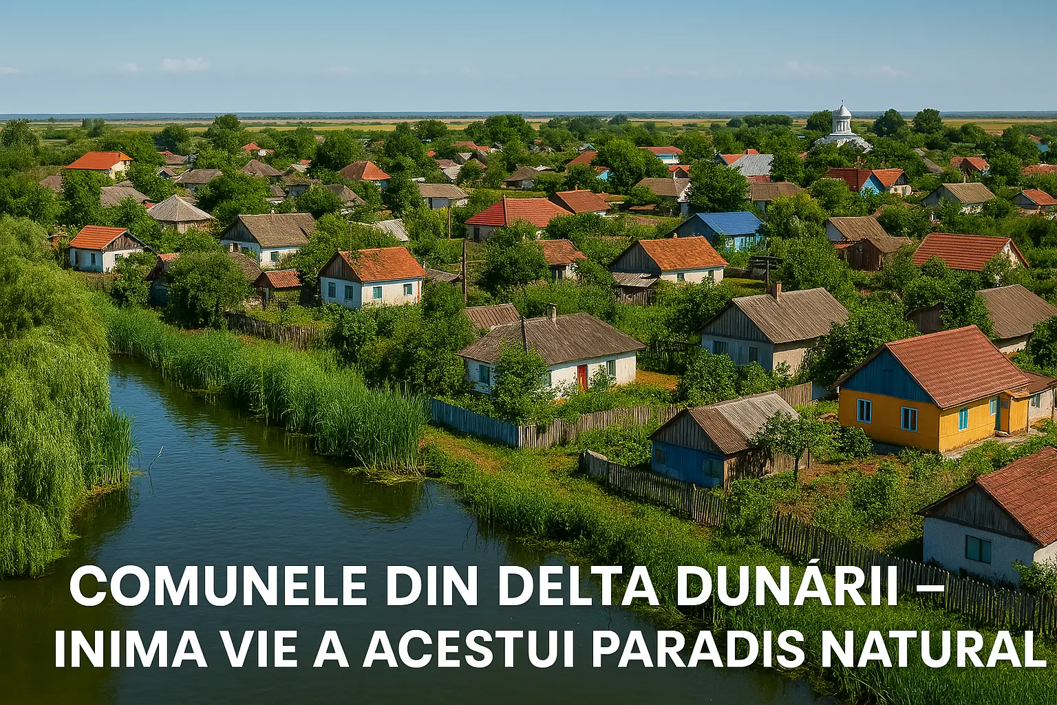 Comunele din Delta Dunării – Inima vie a acestui paradis natural
