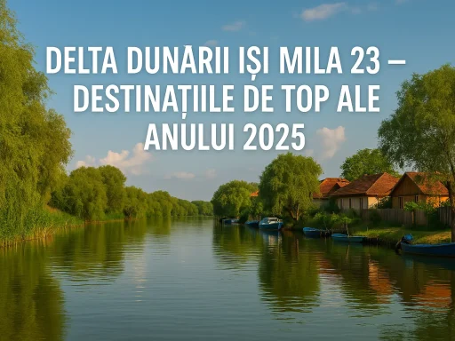Delta Dunării și Mila 23 – Destinațiile de top ale anului 2025 3 Delta Dunării și Mila 23 – Destinațiile de top ale anului 2025