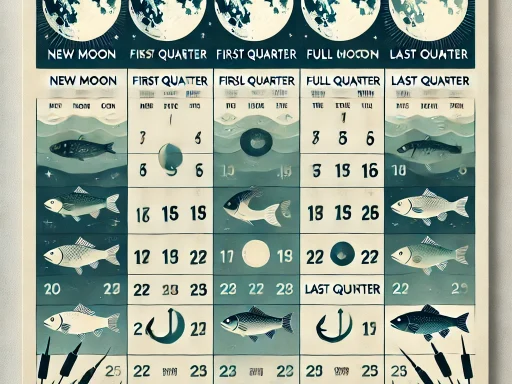 Solunarul Lunii Aprilie 2025 – Ghid Complet pentru Pescari