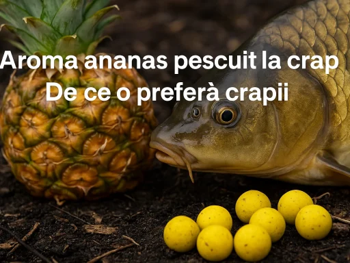 De ce preferă crapul aromele și momelile cu ananas?