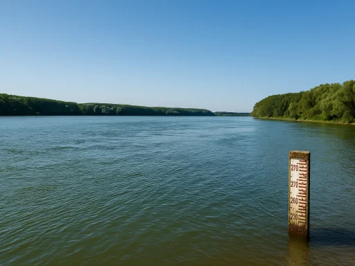 Debitul Dunării în scădere: Prognoză hidrologică aprilie 2025