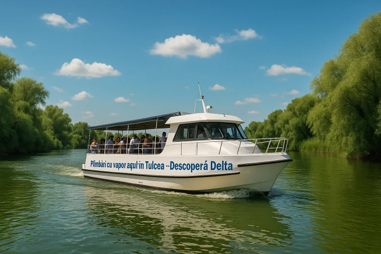 Excursii pe apă în Delta Dunării – Croaziere tematice și private 4 plimbari cu vaporasul in tulcea 1