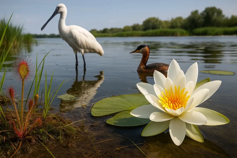 Proiect despre specii rare de plante și animale din Delta Dunării 8 Proiect despre specii rare de plante și animale din Delta Dunării
