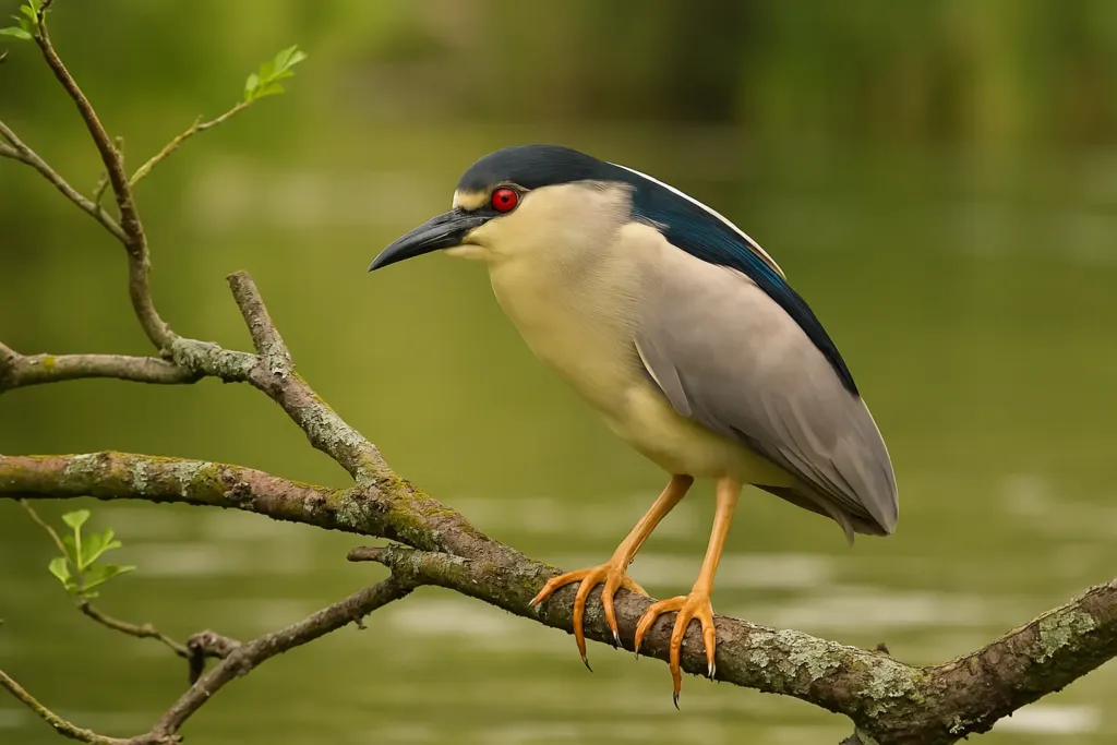 Stârcul de noapte (Nycticorax nycticorax) – Umbra Tăcută a Apelor Deltei