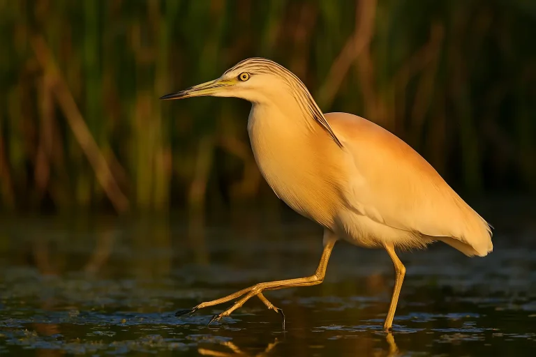Stârcul galben (Ardeola ralloides) – Farmecul tainic al stufărișurilor din Deltă 6 Stârcul galben (Ardeola ralloides) – Farmecul tainic al stufărișurilor din Deltă