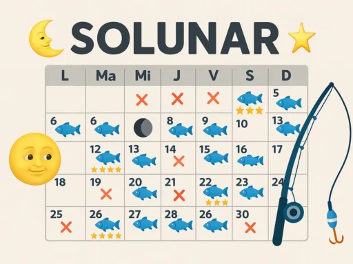 Solunarul Lunii Iunie – Ghid Complet pentru Pescari