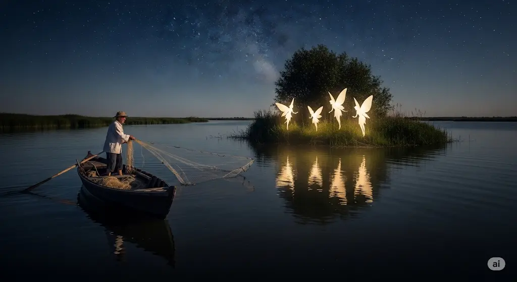 Pescarul care a Dansat cu Zânele: Povestea Reală din Canalele Deltei 1 Pescarul care a Dansat cu Zânele: Povestea Reală din Canalele Deltei