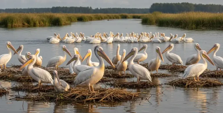 Studiu comparativ: Pelicanii creți vs. pelicanii comuni – diferențe observate de biologi