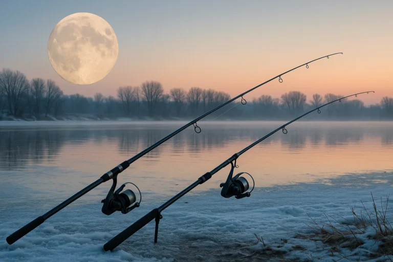 Solunar Decembrie: Ghid Complet pentru Pescuitul de Iarnă în Apele Reci